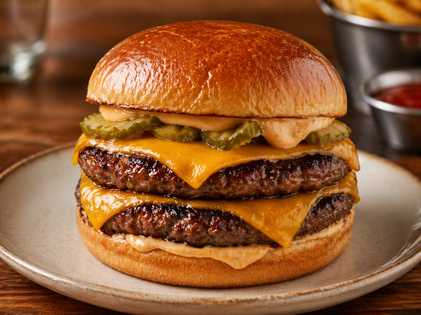 Double Drive Burger