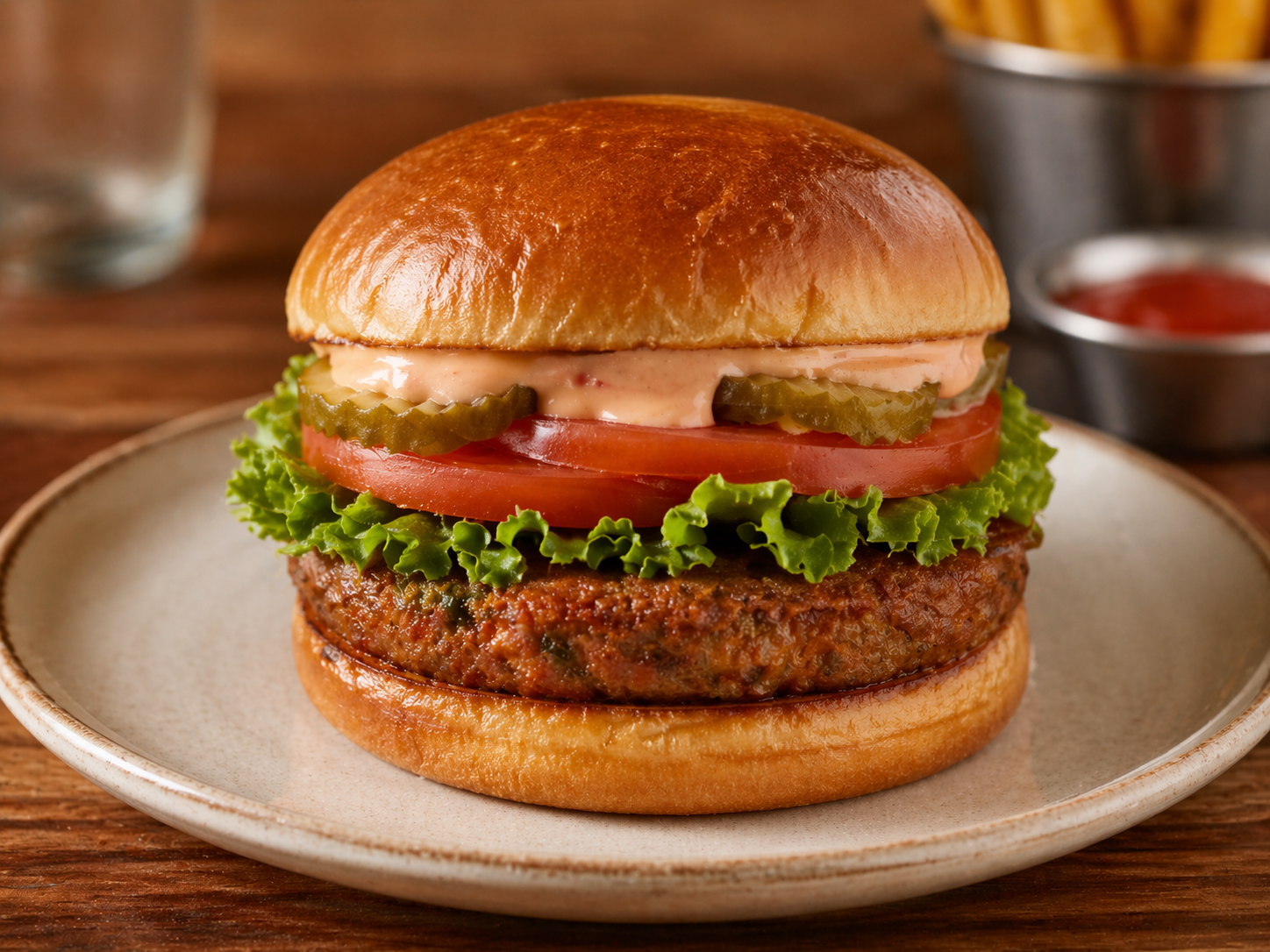 Vegan Smash Burger