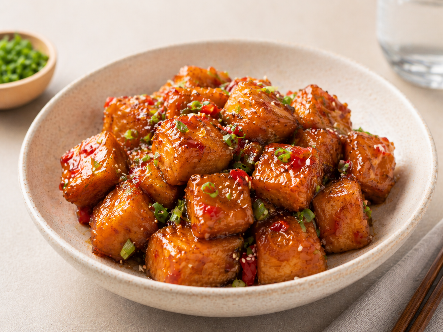 Spicy Tofu Bites
