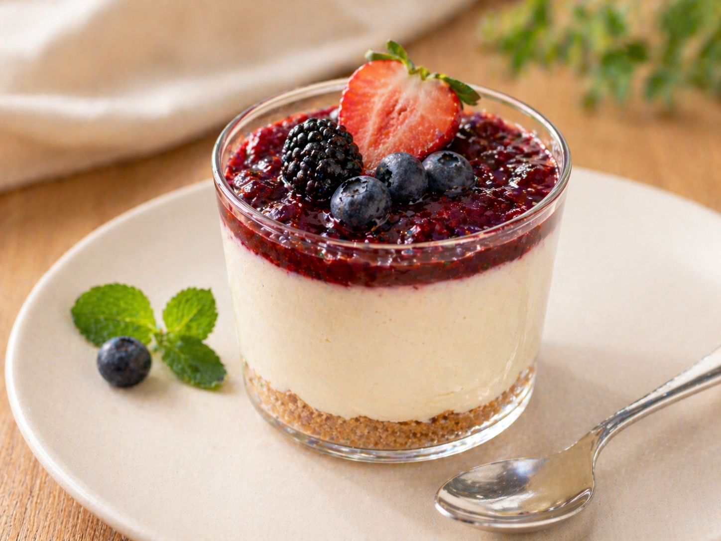 Berry Cheesecake Cup